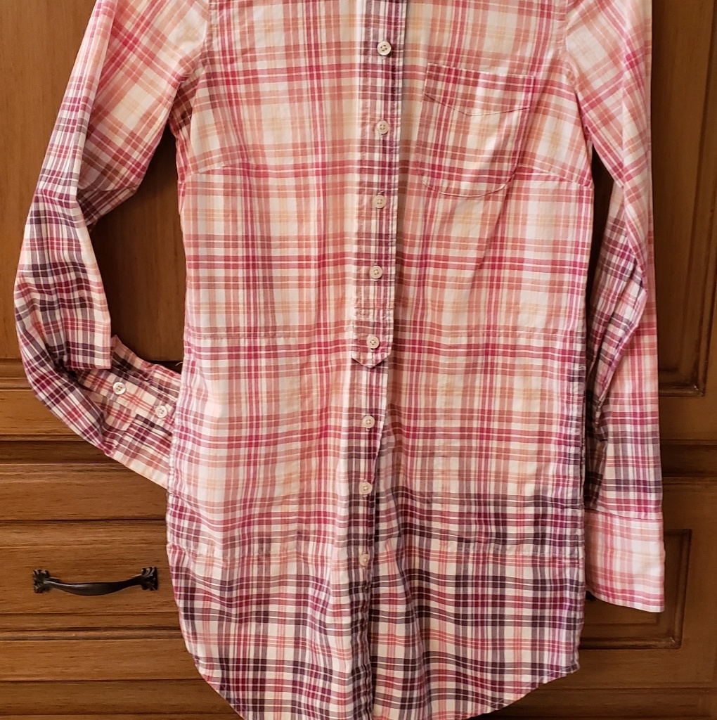 Plaid Button Down Tunic
